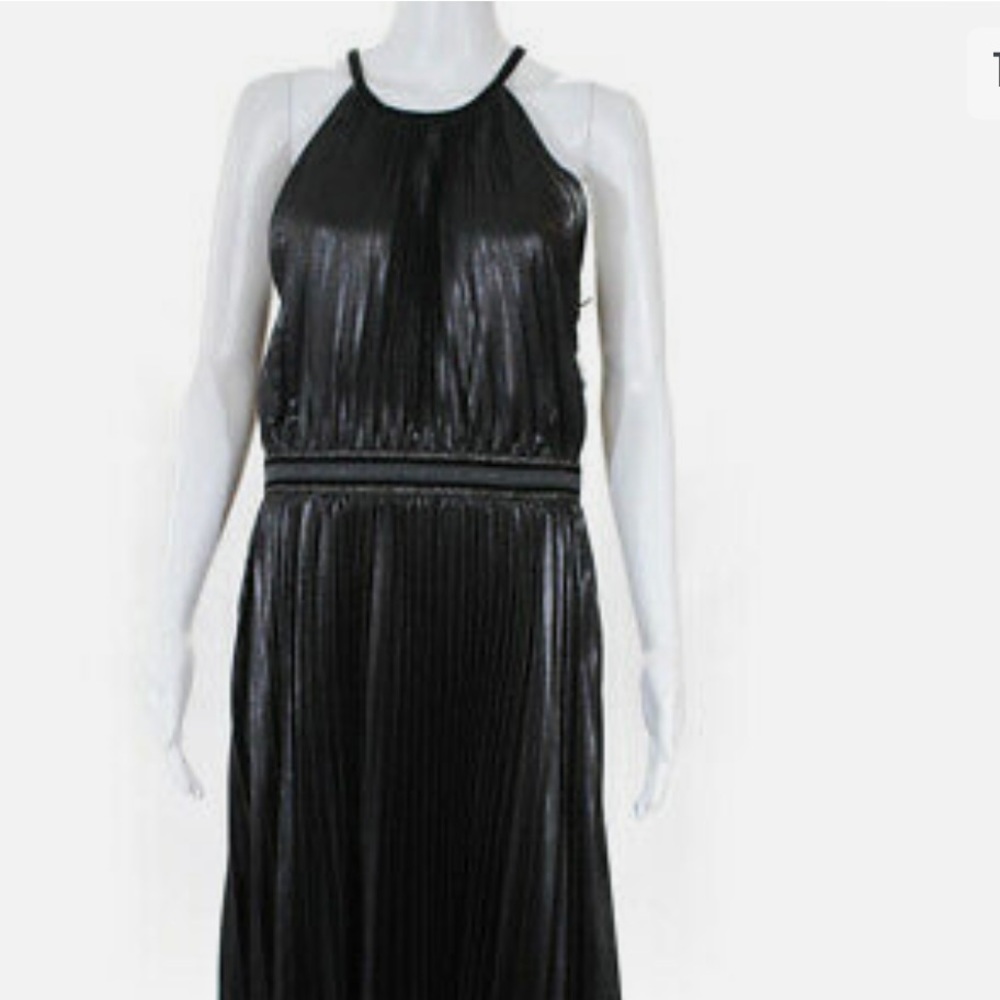 Bailey 44 Metallic Accordion pleaded Madison dress Size 6